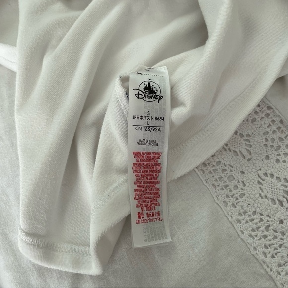 Mickey Mouse and Friends SMALL Velour Spirit Jersey for Adults White - Picture 8 of 12